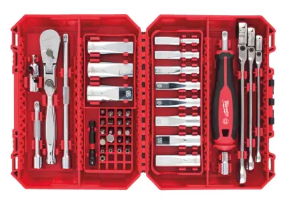 Sada ráčny 1/4", klíčů a dlouhých nástrčných klíčů Milwaukee Premium (42 ks) 4932498382 (MI4932498382)